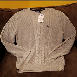 Nautica Blue Sail Cable Knit Sweater